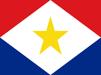 Gemeente vlag van Saba