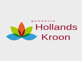 Gemeente vlag van Hollands kroon