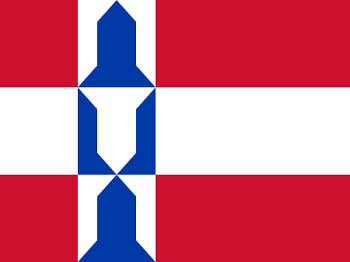 Gemeente vlag van Houten