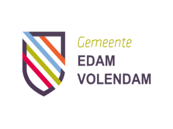 Gemeente vlag van edam-volendam